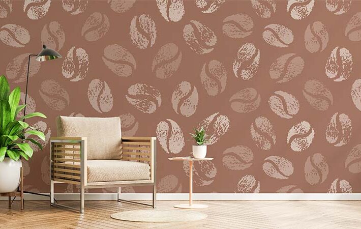 Mocha Mousse walls & wallpaper